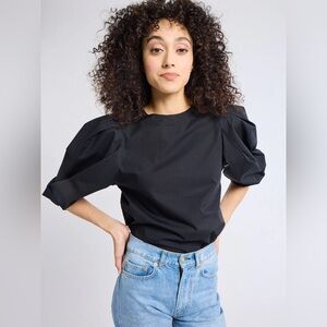 NWT Mille LILA TOP IN BLACK— Women’s medium